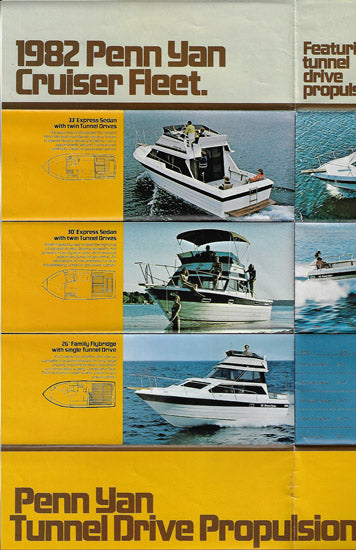 Penn Yan 1982 Poster Brochure