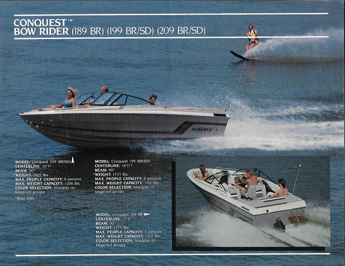 Galaxy 1980s Brochure