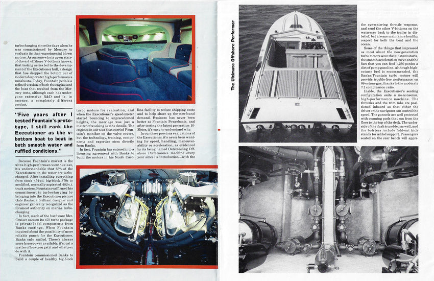 Fountain Executioner Powerboat Magazine Reprint
