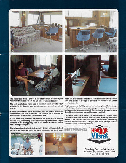 Harbor Master 520 Brochure