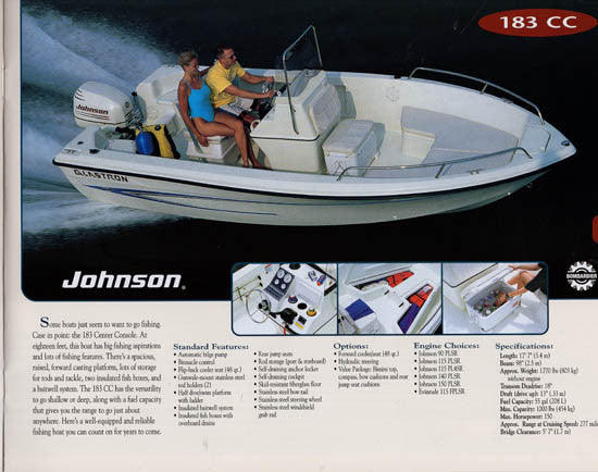 Glastron 2004 Sport Fisherman Brochure