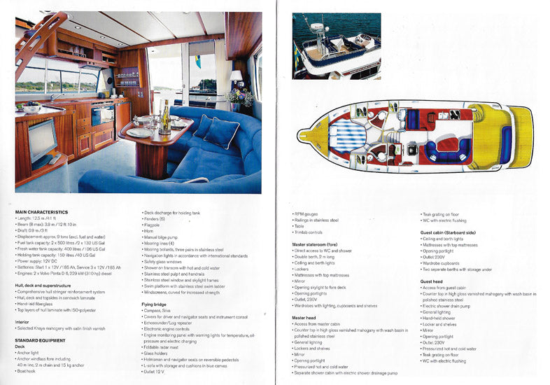 Storebro Royal Cruiser 410 Commander Specification Brochure - 2003