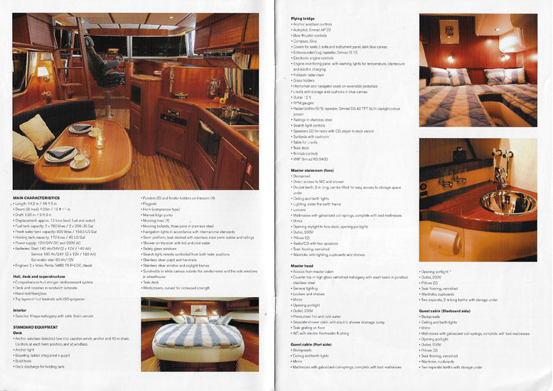Storebro Royal Cruiser 475 Commander Specification Brochure - 2003