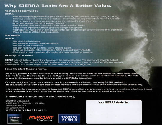 Sierra 2003 Brochure