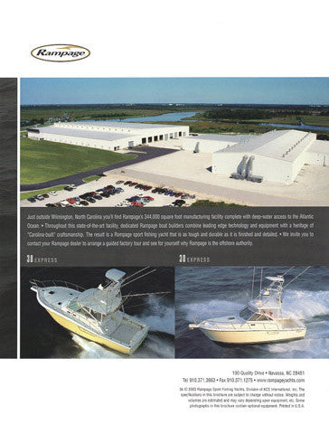 Rampage 38 Express Brochure