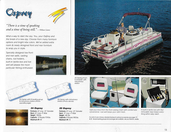 Manitou 1997 Pontoon Brochure