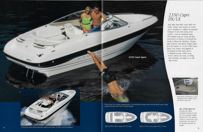 Bayliner 2000 Capri & Rendezvous Brochure