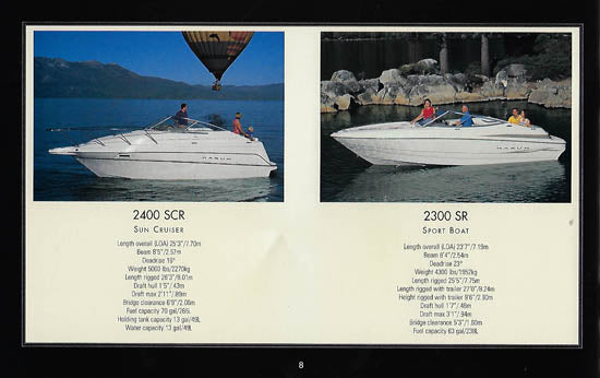 Maxum 1999 Full Line Brochure
