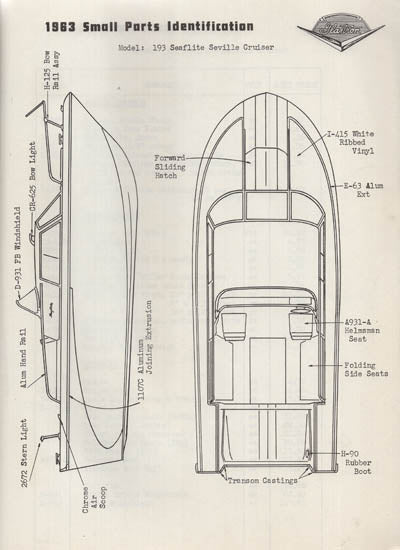 Glastron 1963 Small Parts Catalog - Rare – SailInfo I