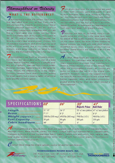 Thoroughbred Performance Brochure