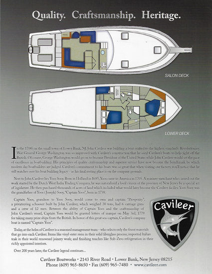 Cavileer 53 Specification Brochure