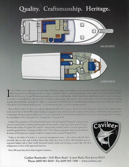 Cavileer 48 Specification Brochure