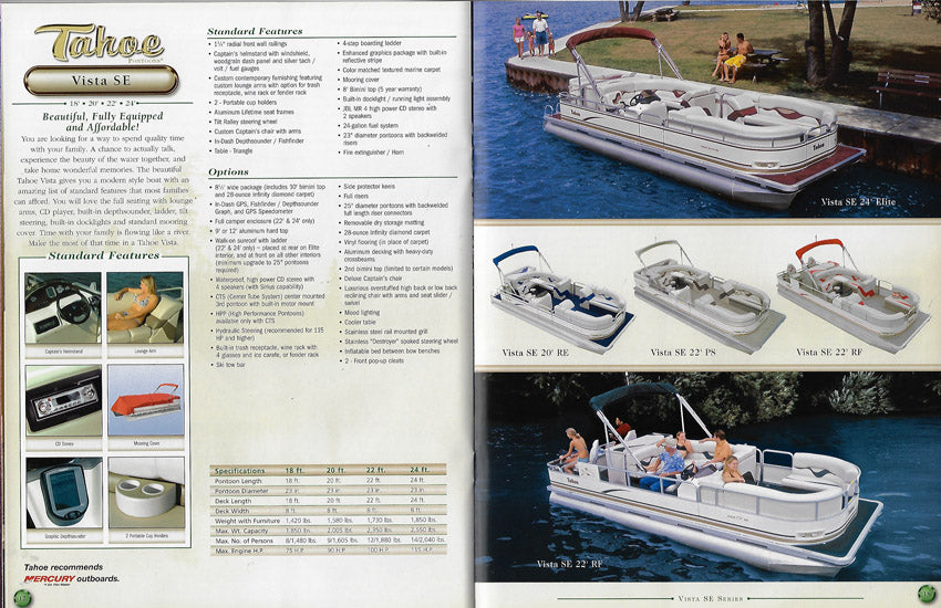 Tahoe 2005 Pontoon Brochure