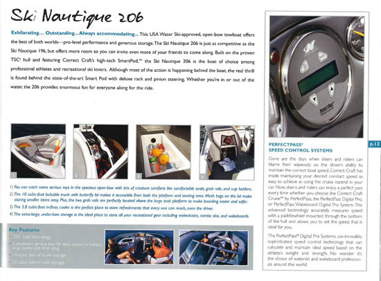 Correct Craft 2005 Nautiques Brochure