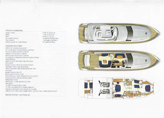 Viking Princess 67 Motor Yacht Brochure