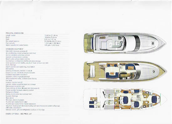 Viking Princess 70 Motor Yacht Brochure