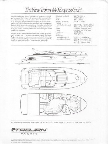Trojan 440 Express Brochure