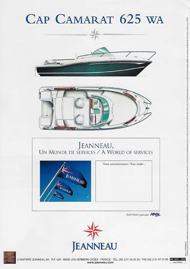 Jeanneau Cap Camarat 625 Walk Around Brochure