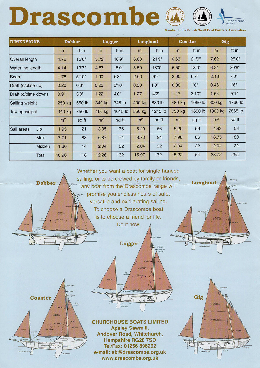 Drascombe Brochure