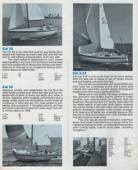 Cal 1970s Brochure