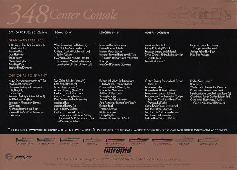 Intrepid 348 Brochure