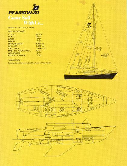 Pearson 30 Brochure
