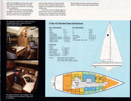 O'Day 40 Brochure