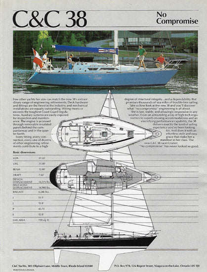 C&C 38 Brochure