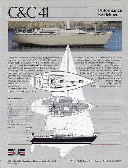 C&C 41 Brochure