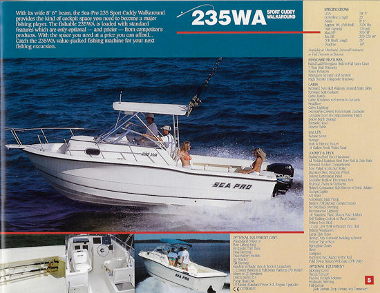 Sea Pro 1999 Brochure