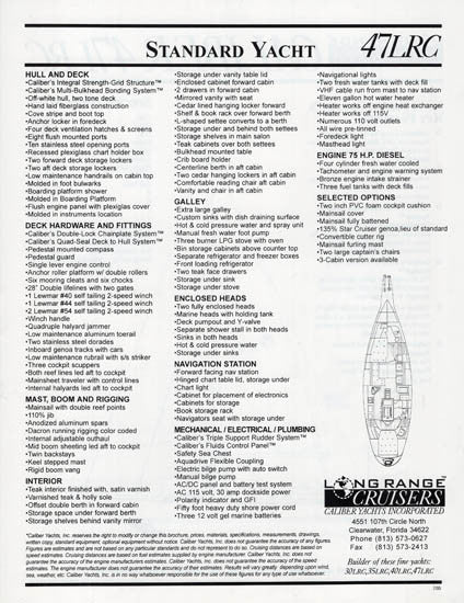 Caliber 47LRC Specification Brochure