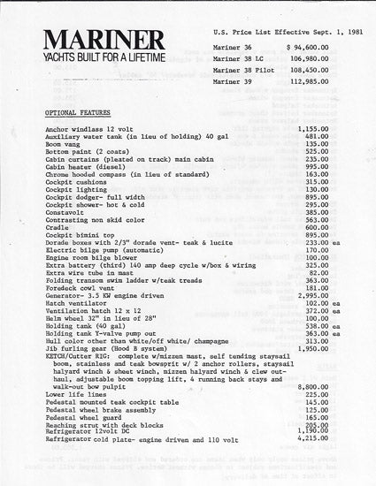 Mariner 38 Digital Pilothouse Brochure