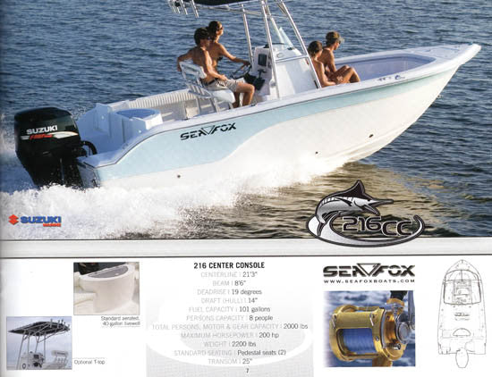 Sea Fox 2006 Brochure – SailInfo I boatbrochure.com
