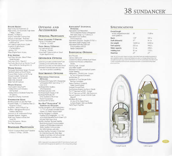 Sea Ray 38 Sundancer Brochure