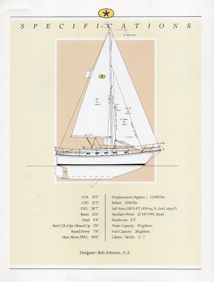 Island Packet 32 Launch Brochure