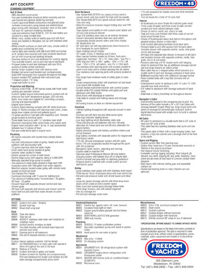 Freedom 45 Aft Cockpit Brochure