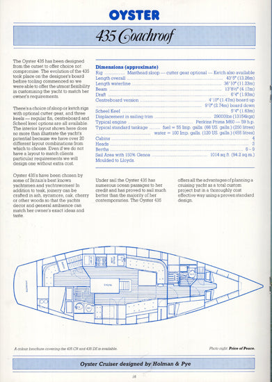 Oyster 1990 Brochure