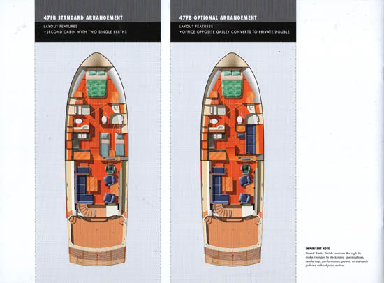 Grand Banks Eastbay 47FB Brochure