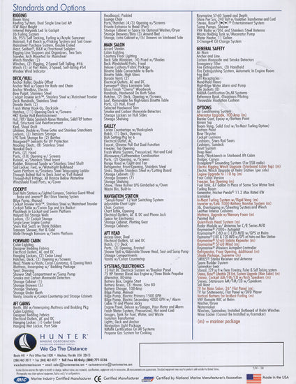 Hunter 49 Brochure