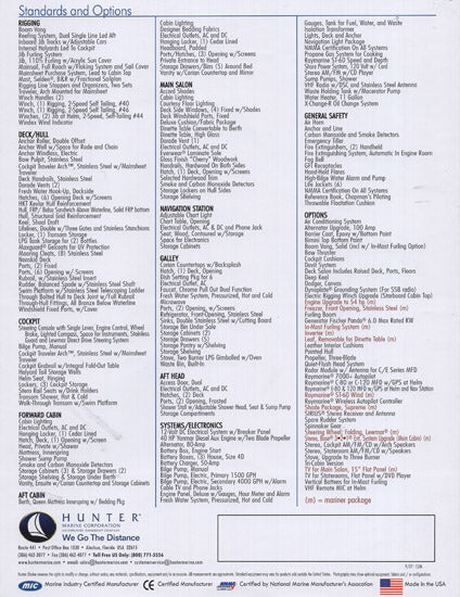 Hunter 41 Brochure