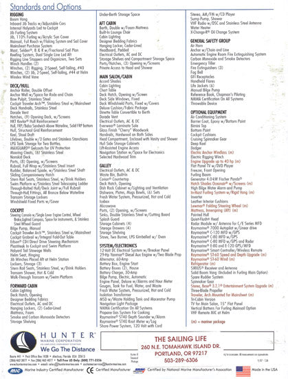 Hunter 38 Brochure