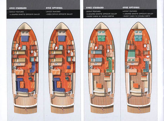 Grand Banks Eastbay 49 SX/HX Brochure