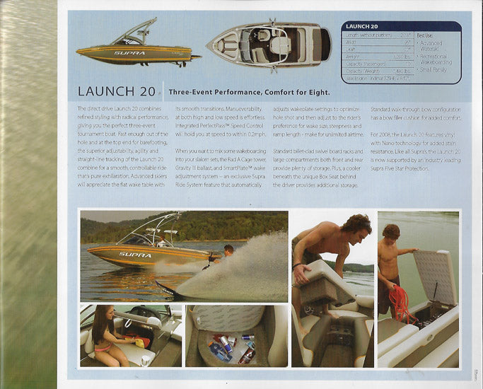 Supra 2008 Brochure