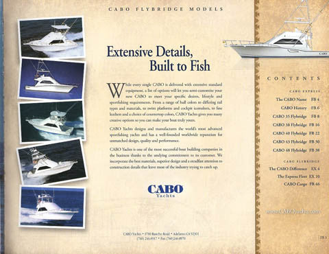 Cabo 2008 Brochure