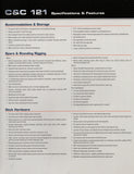 C&C 121 Specification Brochure - 2008