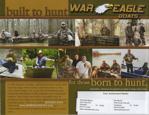 War Eagle 2008 Brochure