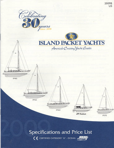 Island Packet 2009 Specification & Price List Brochure