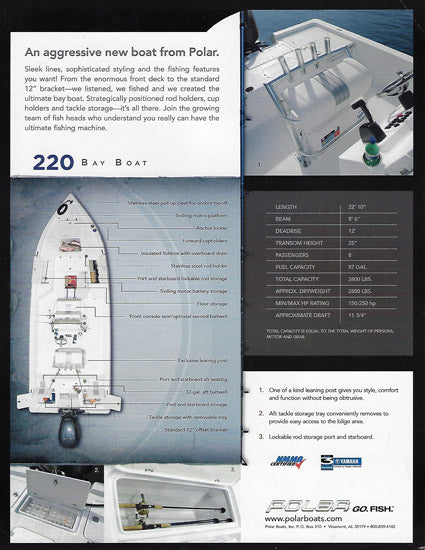 Polar 220 Bay Boat Brochure