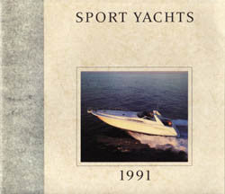 Sea Ray 1991 Sport Yachts Brochure