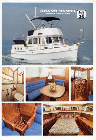 Grand Banks 36 Motor Yacht Brochure